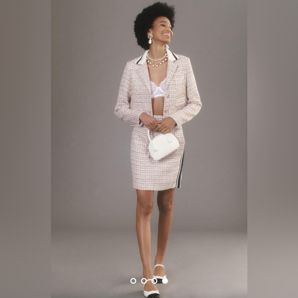 Anthropologie Maeve Tweed Midi Skirt  NWT - Picture 2 of 13